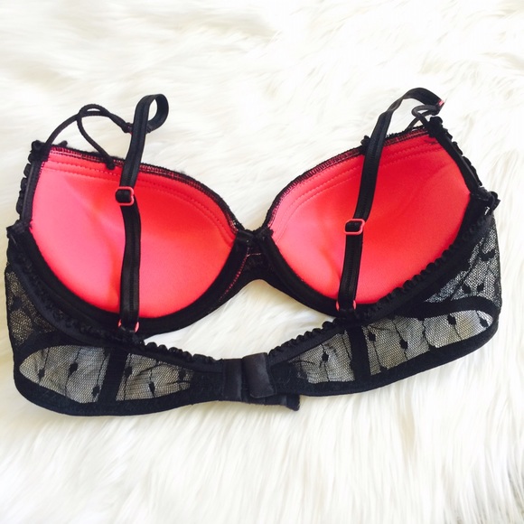 Sexy Lace Bra Bows and Rhinestones - Picture 2 of 4