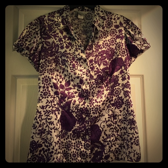 *****SOLD***** Purple/white floral print