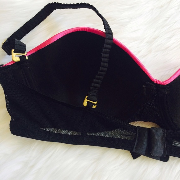 Sexy Satin and Lace Balconet Bra - Picture 4 of 4