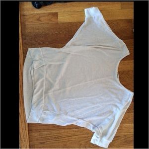 Forever 21 white quarter length shirt