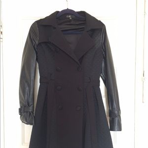 Black trench coat