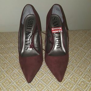 💖FLASH SALE💖 Oxblood Suede Sam & Libby Pump