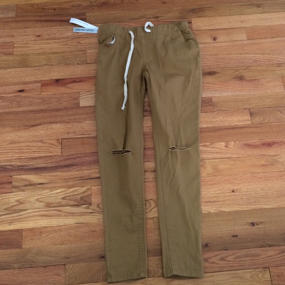 Tan jogger pants - Picture 1 of 2