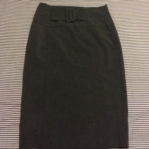 Worthington High Waisted Gray Pencil Skirt 8