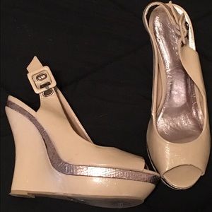 Bakers Nude Wedges