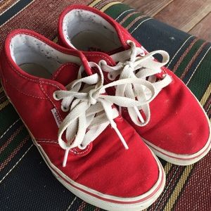 Time for these to go!  SUPER REDUCED Red vans EUC