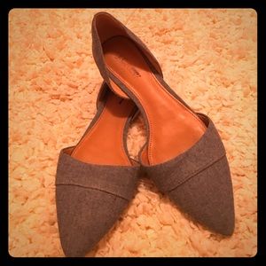 Jcrew chambray flats sz7