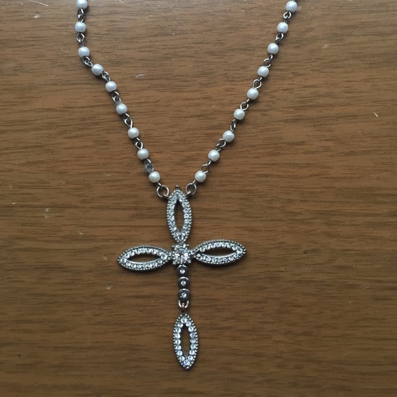 Guess cross necklace