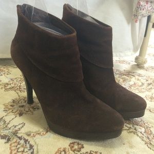STEVE MADDEN brown Trishia bootie sz 10