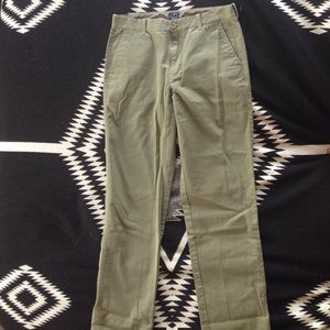Men's j crew 'the bleeker' 32x34 nwot green