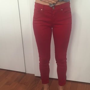 Forever 21 Red Jeans Size 27