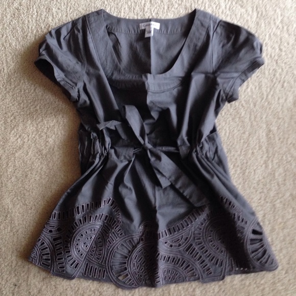 CK - Gray Top - Sz S