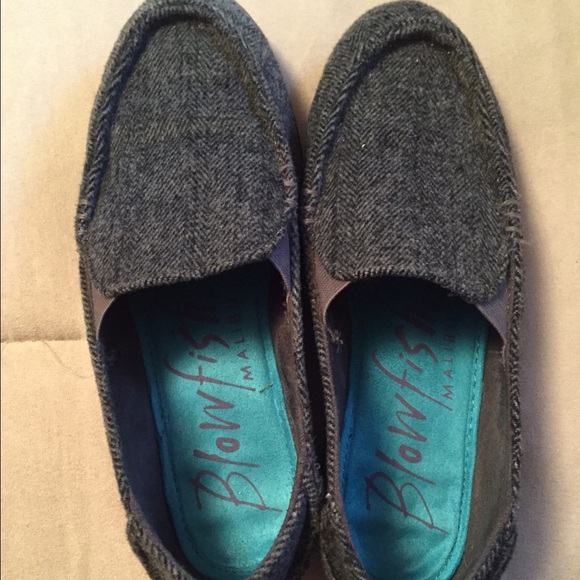 Grey loafers from Famous Footwear