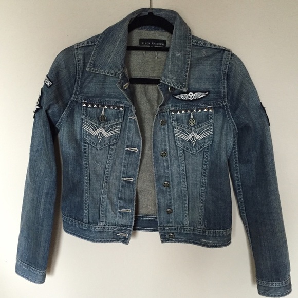 black label jean jacket