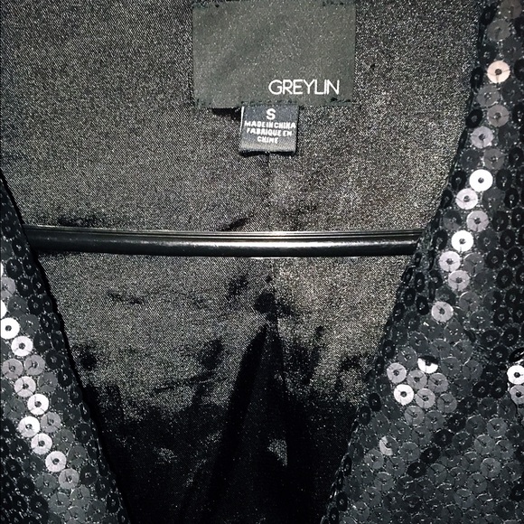 Greylin long sequin jacket - Picture 2 of 2