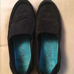 Blowfish black loafers size 7.5