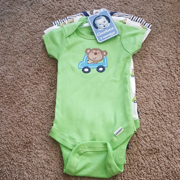 3 pack boys onesies