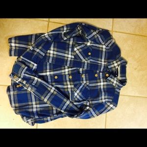 American eagle plaid button down