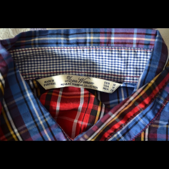 Zara basic plaid shirt - Picture 3 of 3