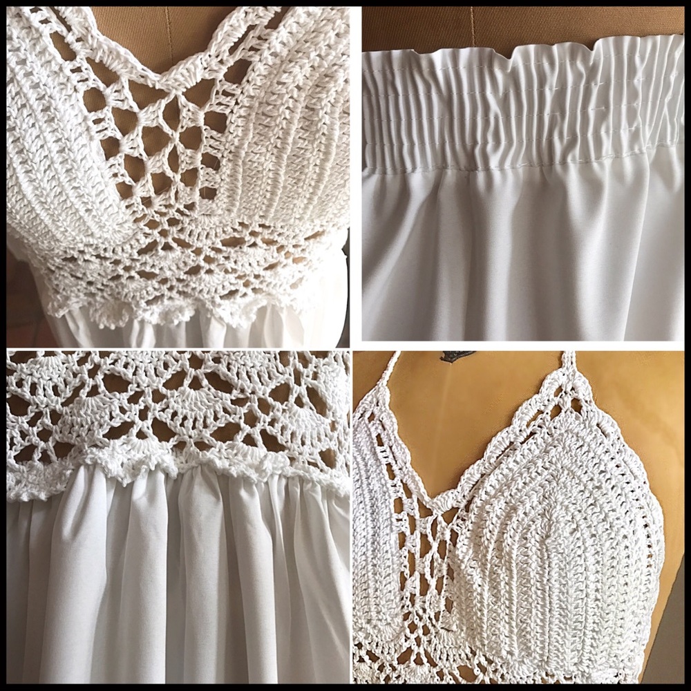 Boho Crochet Maxi Dress - Picture 4 of 7