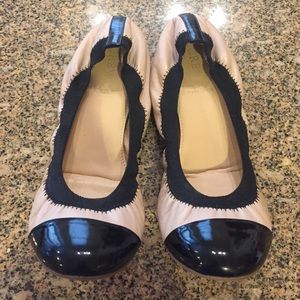 Jcrew leather ballet flats