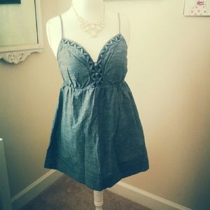 🆑NWOT Chambray Tunic