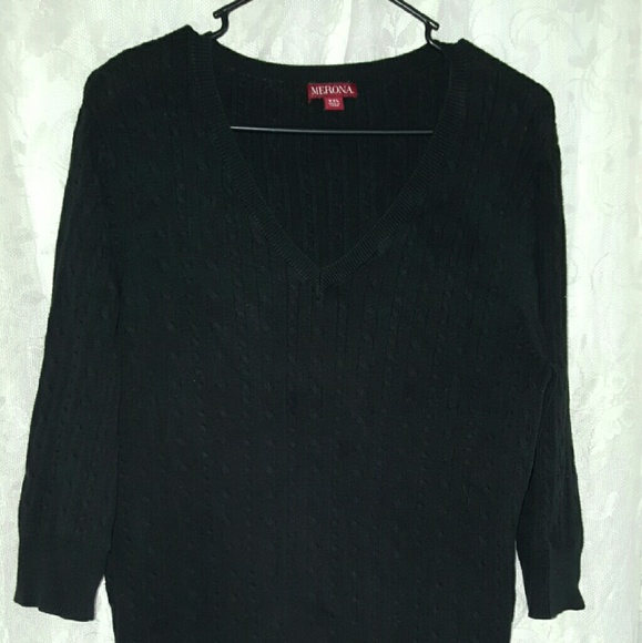 3/4 sleeve sweater