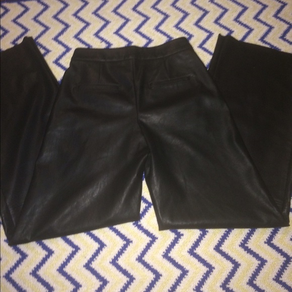 Banana Republic Monogram Leather Pants - Picture 6 of 8