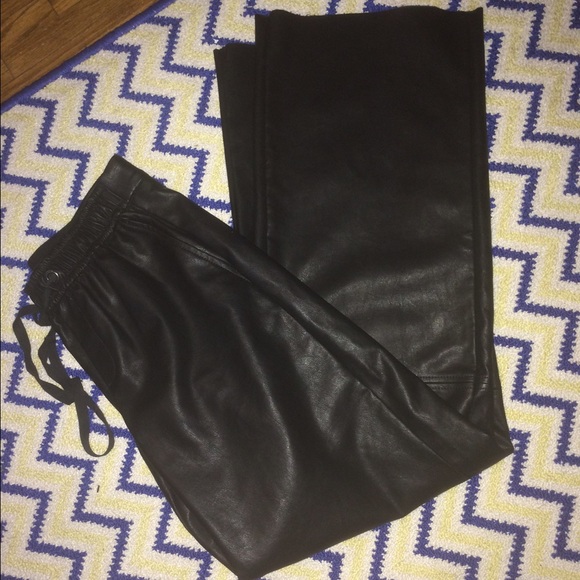 Banana Republic Monogram Leather Pants - Picture 7 of 8