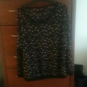 Torrid Barbie Collection long sleeve blouse