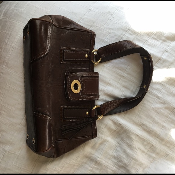 Coach leather purse
