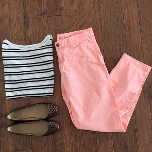 Spring Peach Khaki Pants from GAP