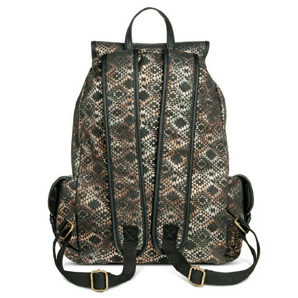 Aztec Metallic Print Backpack - Picture 3 of 3