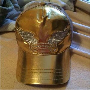 Robins Jeans Gold Mesh Cap