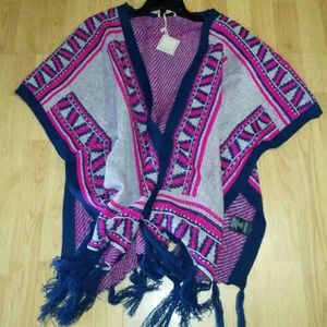 New Oversized Fringe Kimono