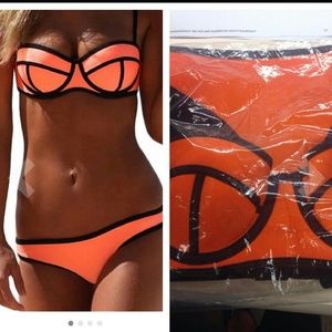 Orange bikini