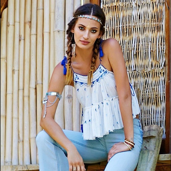 ❌SOLD❌Free People Crinkle Magic Power Tank - Picture 3 of 4