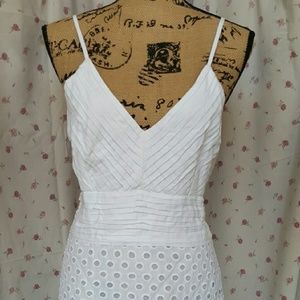 KARIZMA white summer mini dress