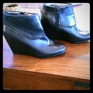 Black ankle boots
