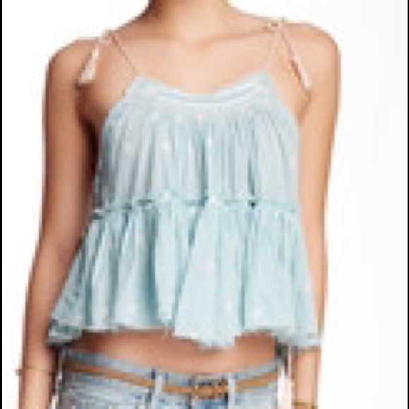 ❌SOLD❌Free People Crinkle Magic Power Tank - Picture 2 of 4