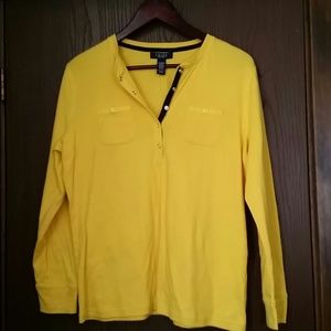 Chaps yellow top