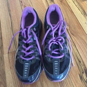 Worn, Nike air max sneakers! Super comfortable..