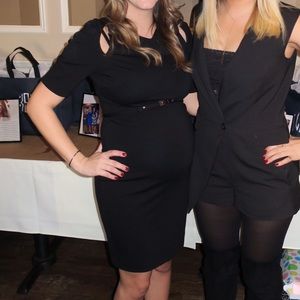 Black Marciano Dress with belt