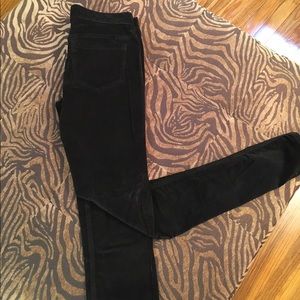 Free People Black Corduroy Pants