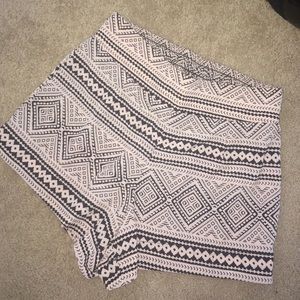 Tribal Hi Waist Shorts
