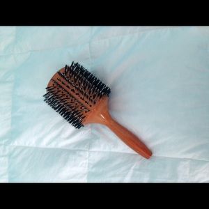 Extra large orange wood blow brush