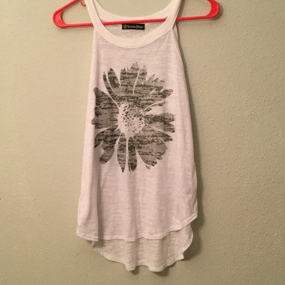 Black and White Flower Shirt