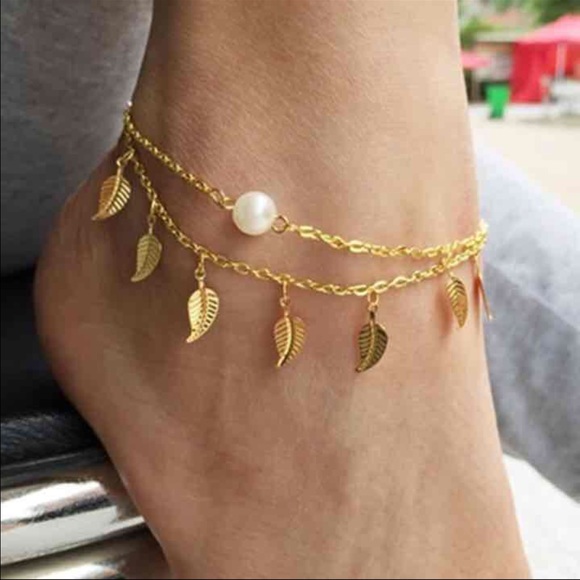 Leaf Anklet - Picture 2 of 2