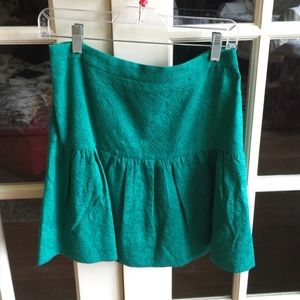 J.Crew Green Skirt Size 2