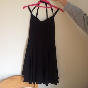 Kimachi blue black strappy dress